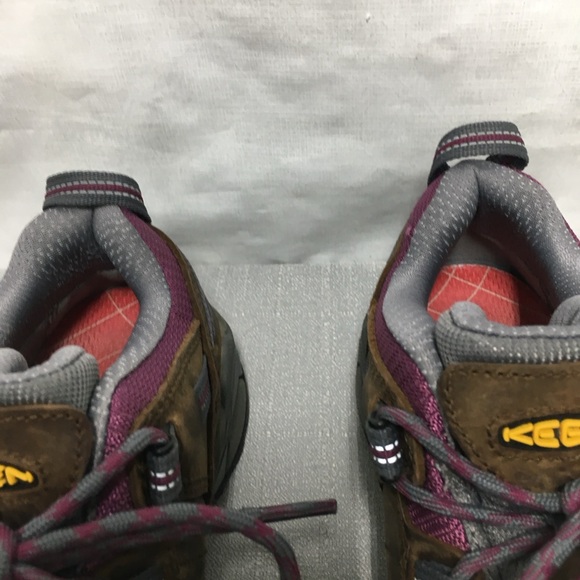 KEEN ASTM F2413-11 Work Boots Steel Toe Womens 8 W Brown US Safety Shoes - Picture 7 of 13